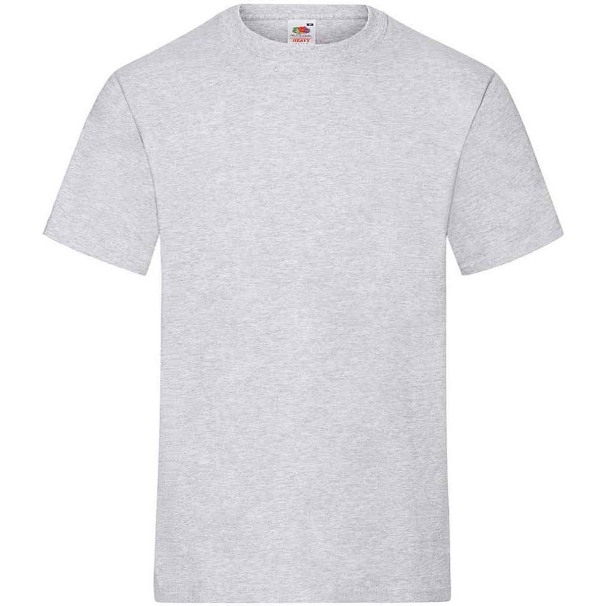 Unisex Einfarbiges meliertes graues T-Shirt