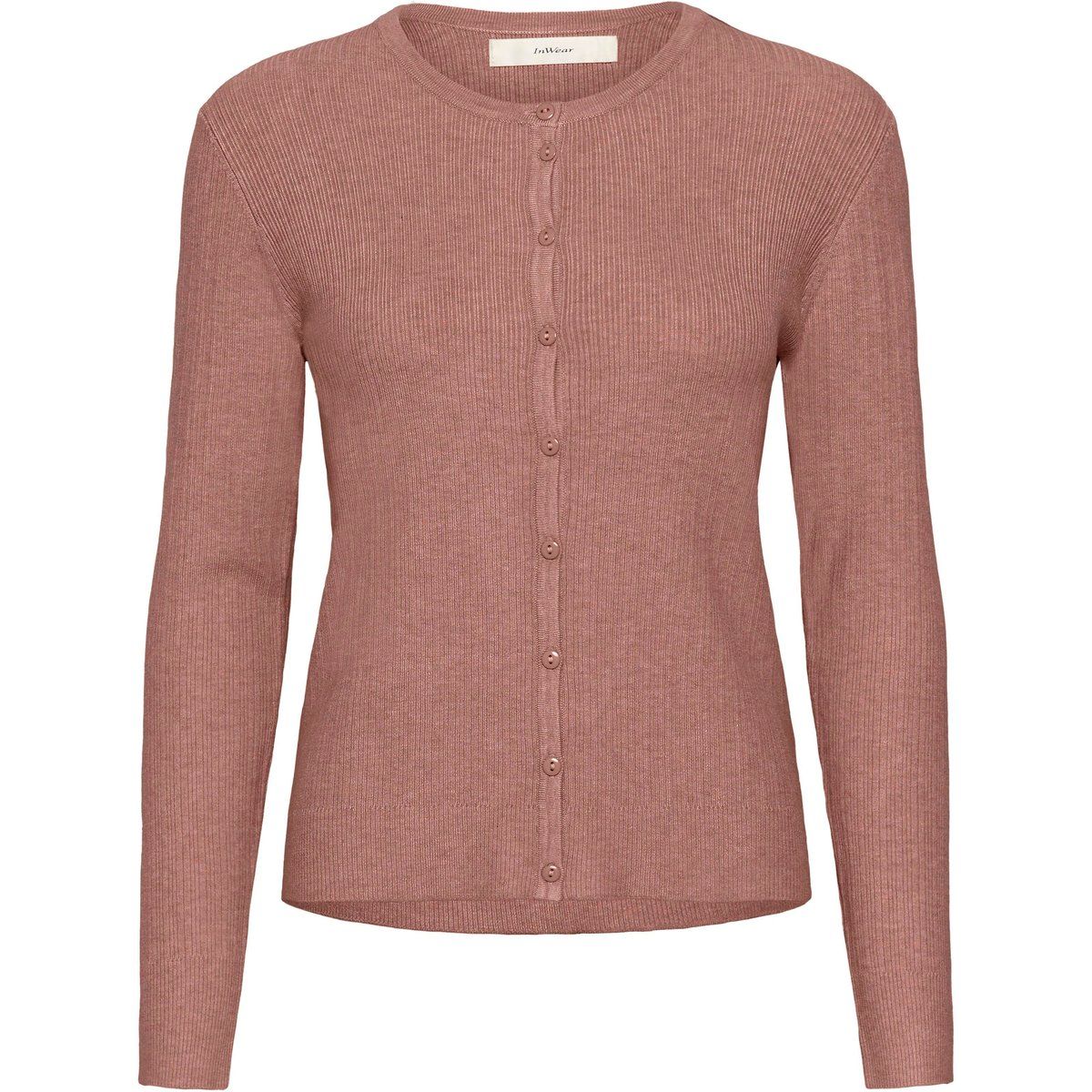 Strickpullover YenahIW Strickpullover Gerade Passform rose