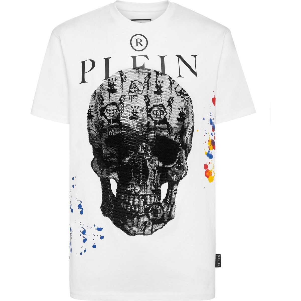 T-Shirt mit grafischem Totenkopf-Print