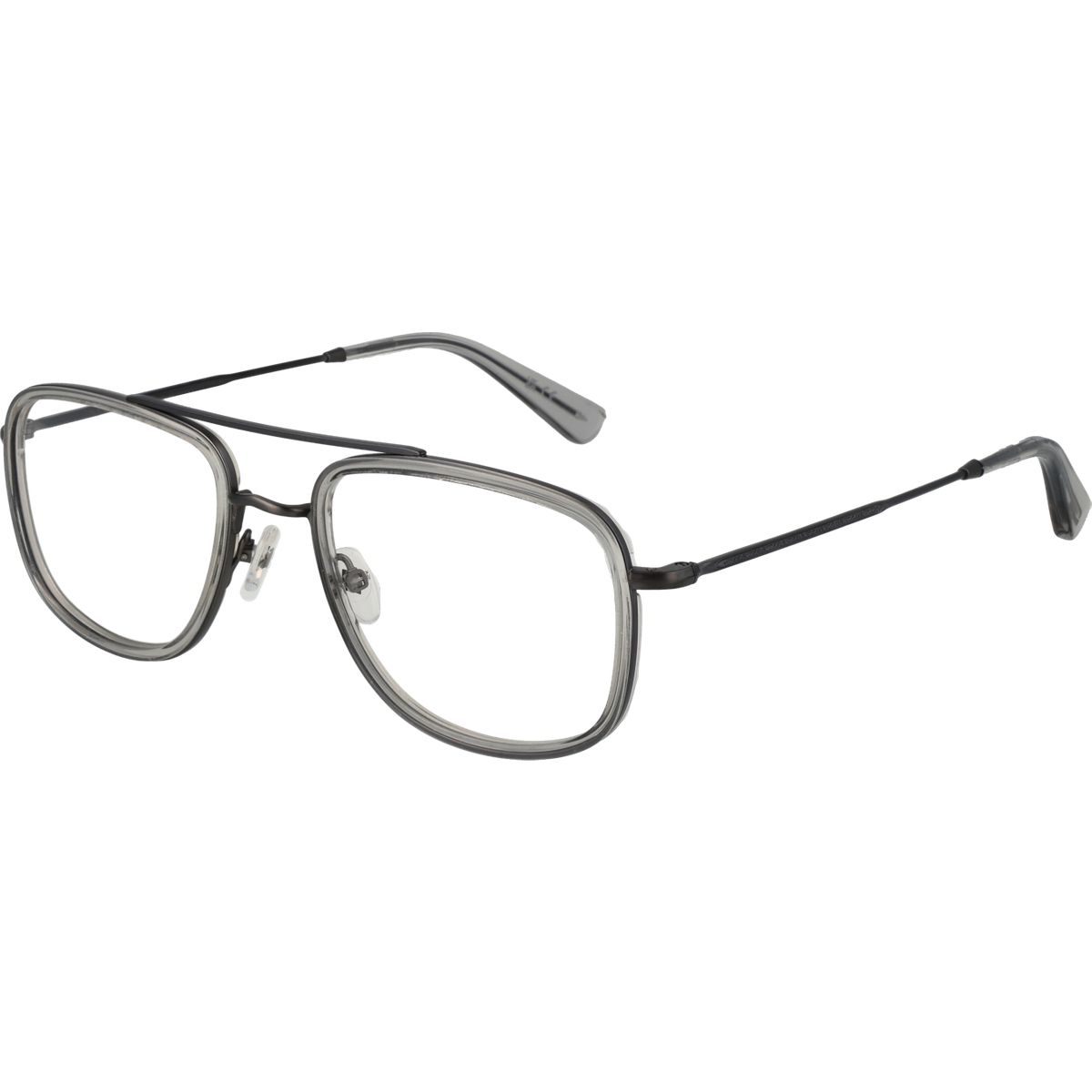 Graue Pilotenbrille, Vollrandfassung