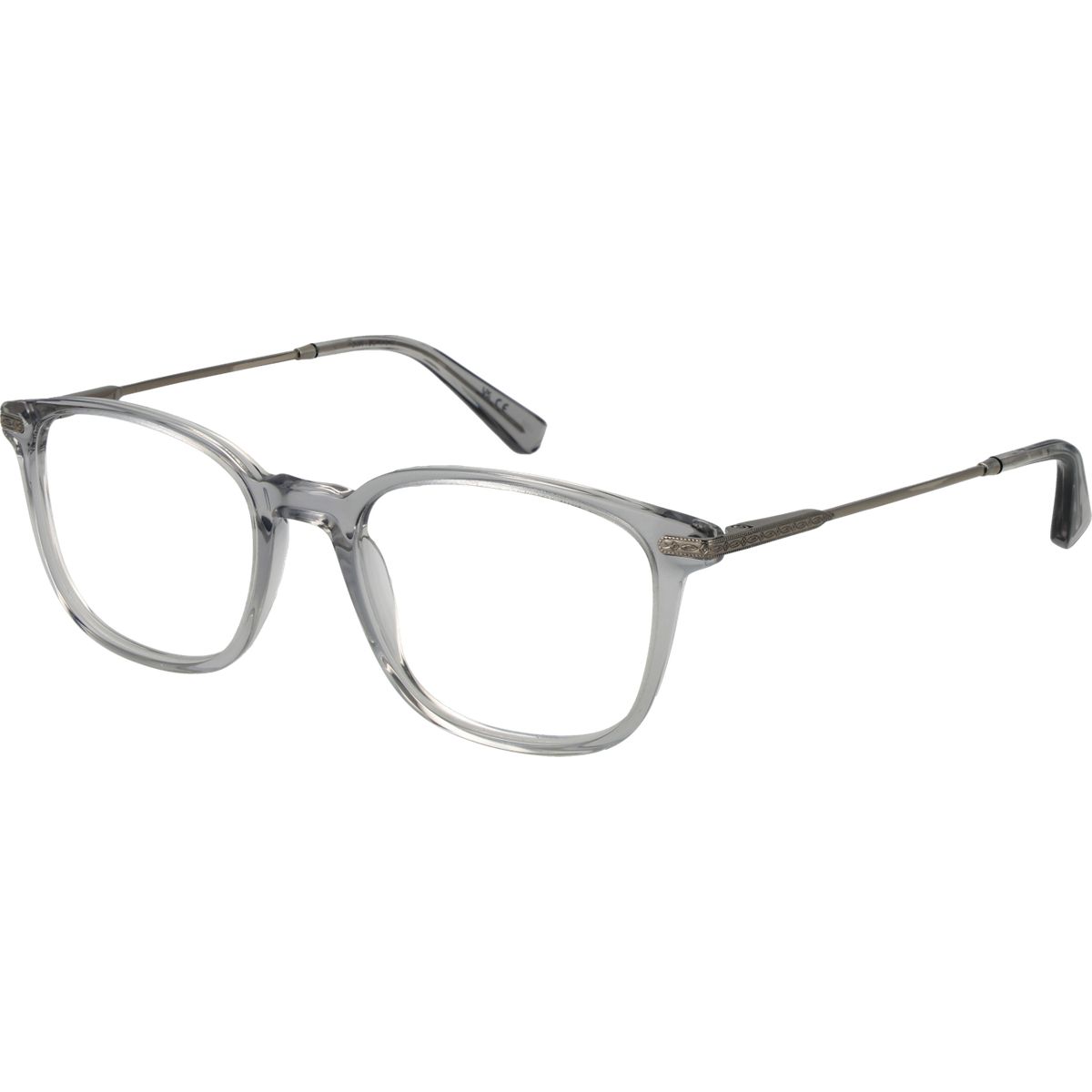 Quadratische Titanbrille mit Vollrand