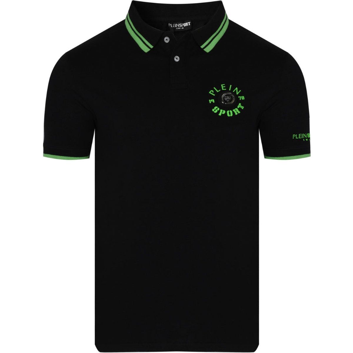 Sportliches Logo-Poloshirt mit Zierleiste