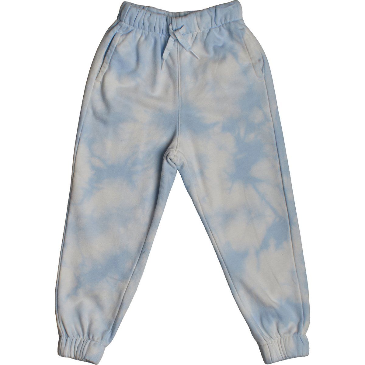 Baumwollmischung Jogginghose mit Batikmuster