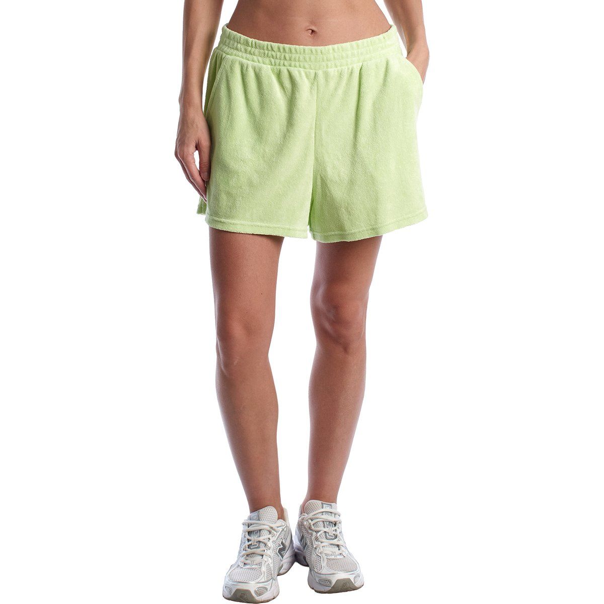 Damen-Loungeshorts aus weichem Frottee