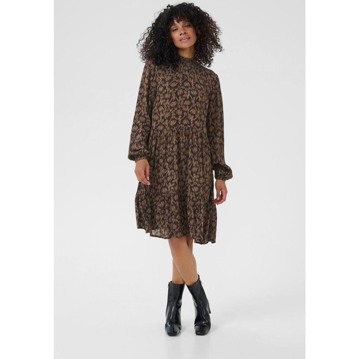 Kleid KArikka Kleid Loose fit black brown