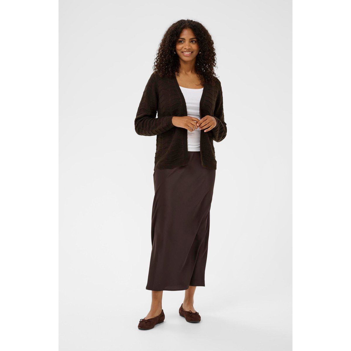 Strickjacke KAemria Strickjacke Regular fit dark brown