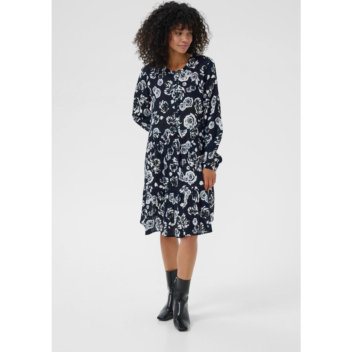 Kleid KAevity Kleid Regular fit black white
