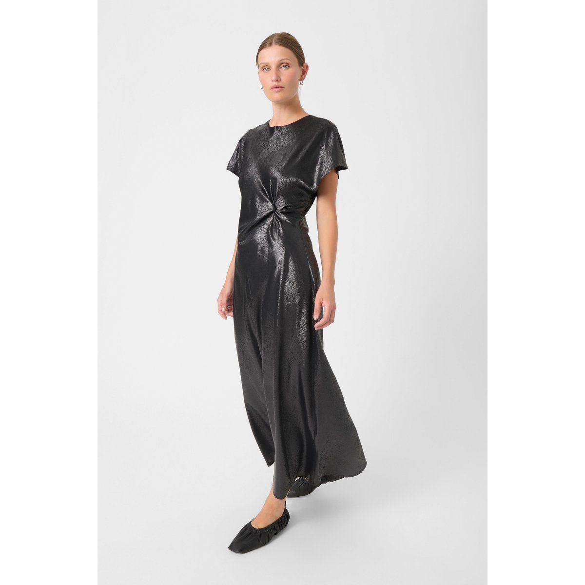 Elegantes Midikleid mit Twist-Detail
