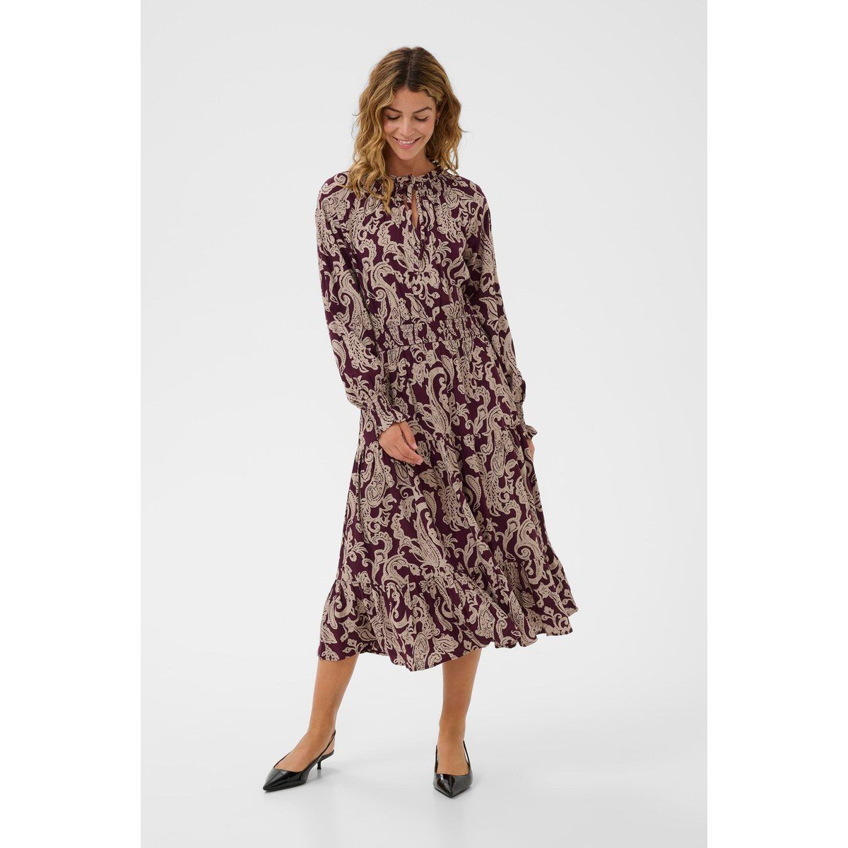 Kleid CRLucy Kleid Feminine wine