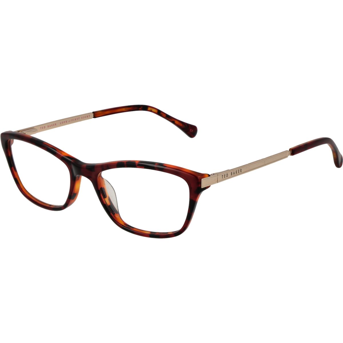 Moderne Cat-Eye Brille Schildpattmuster