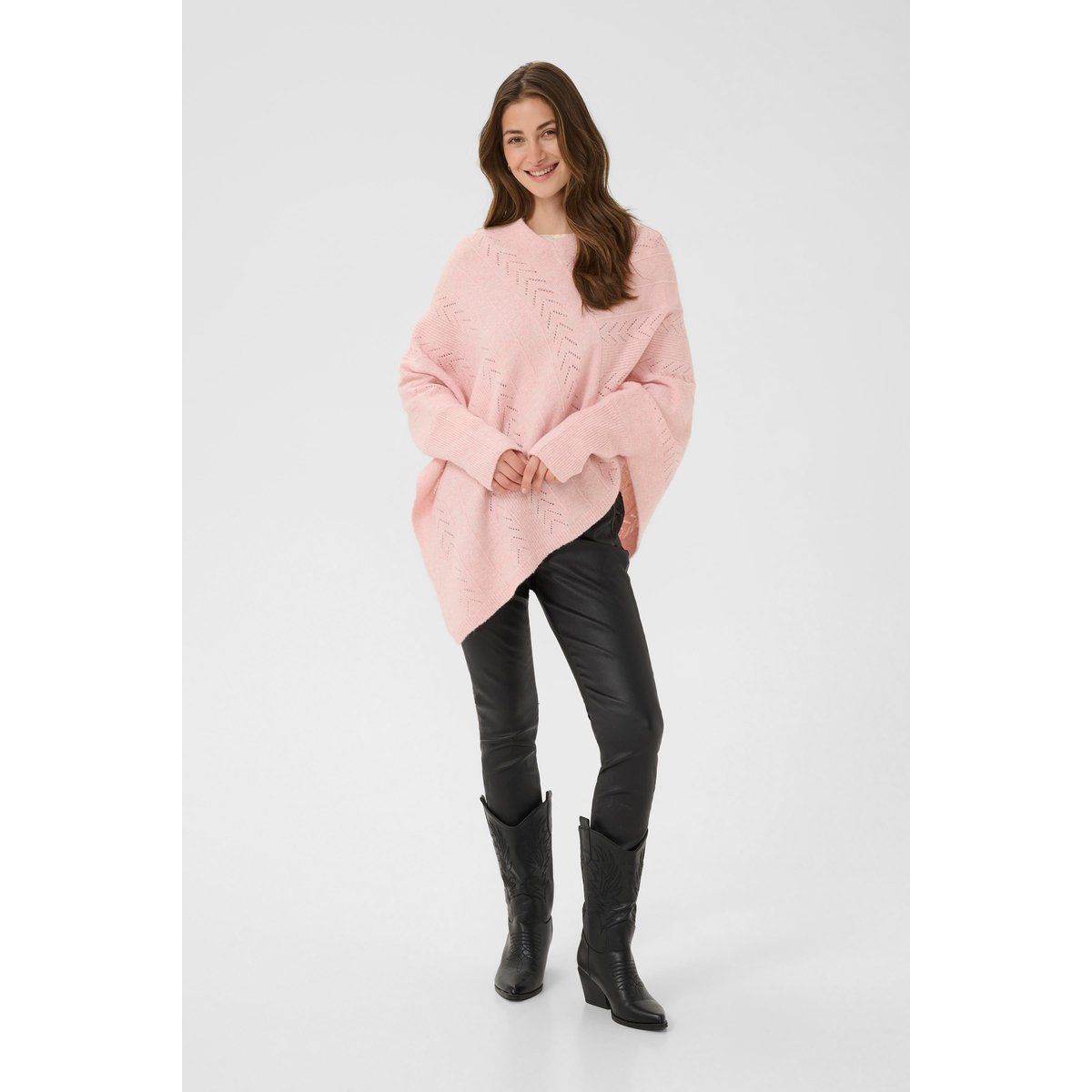 Poncho CRHoliday Poncho Loose fit pink