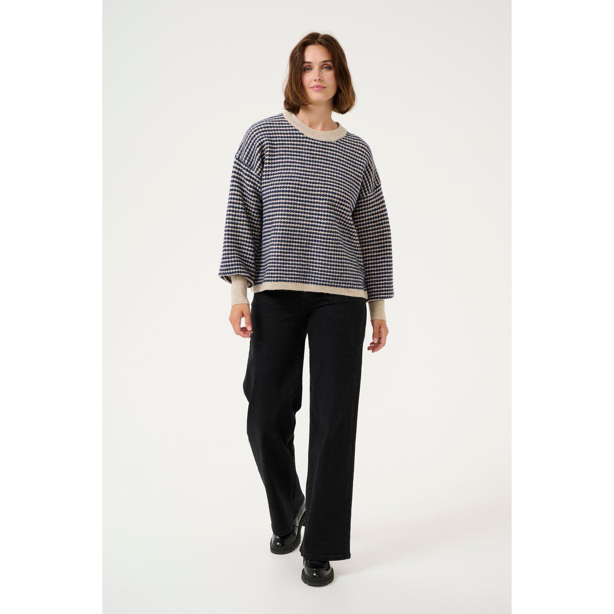 Strickpullover KAellery Strickpullover Loose fit navy