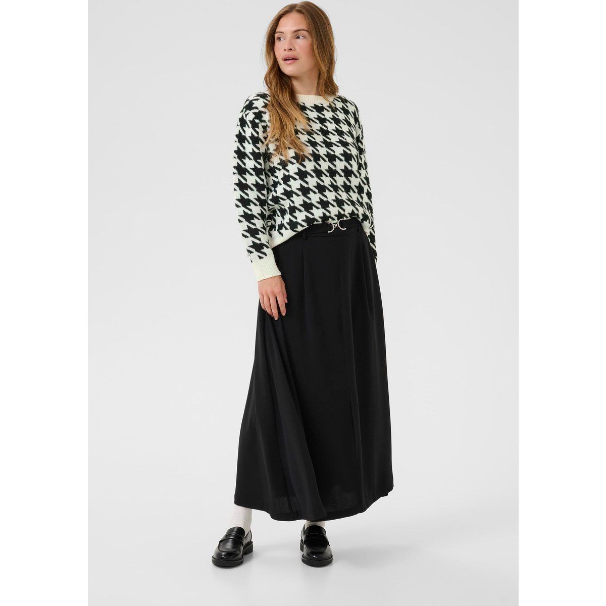 Strickpullover KAcarol Strickpullover Loose fit white black