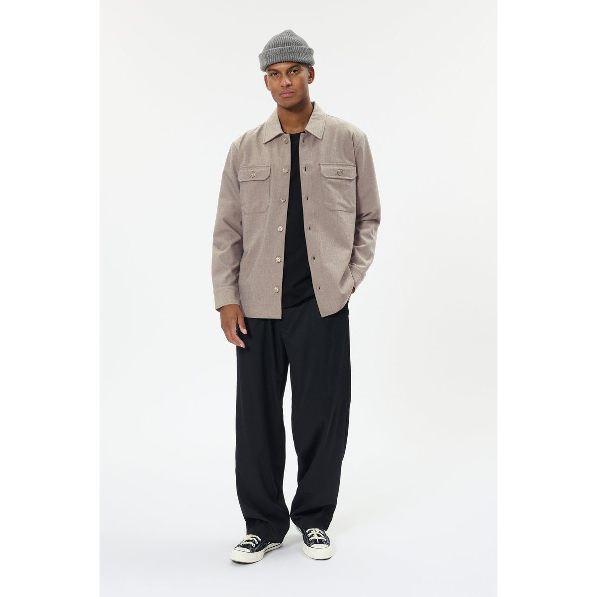Herren Overshirt Jacke mit lockerer Passform