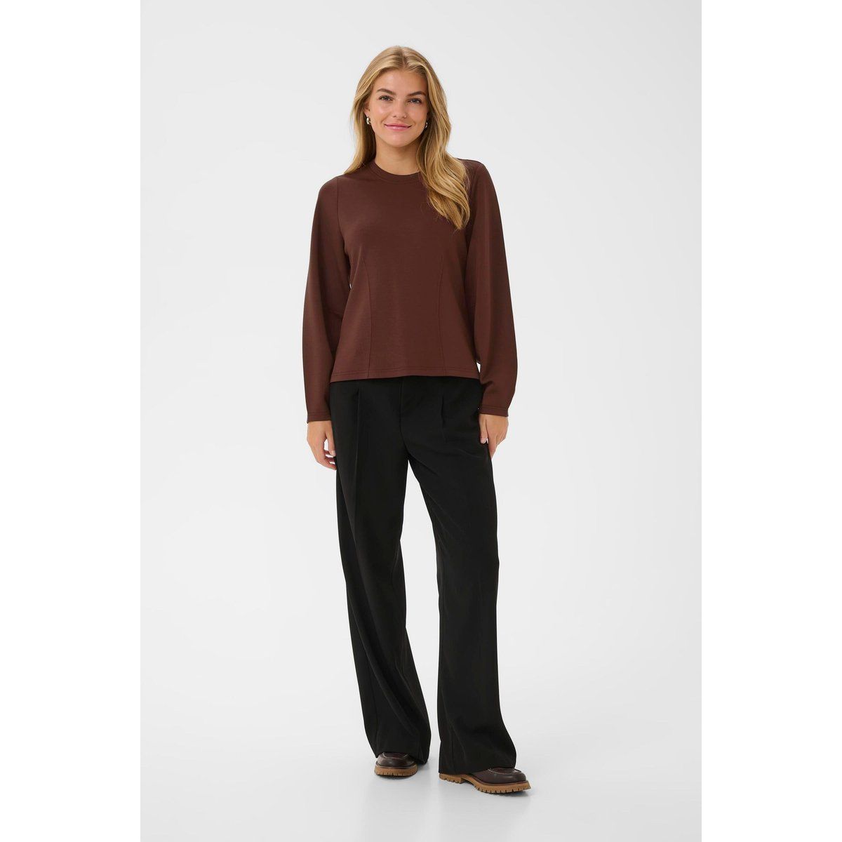 Sweatshirt CUira Sweatshirt Fitted brown