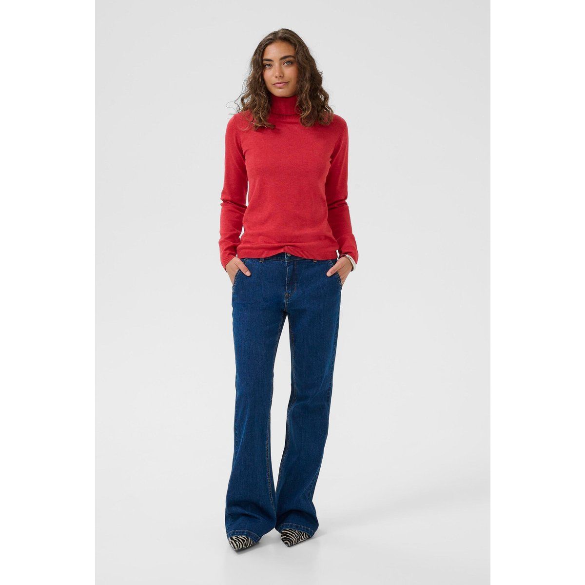 Strickpullover CUannemarie Strickpullover Slim/ Regular fit red