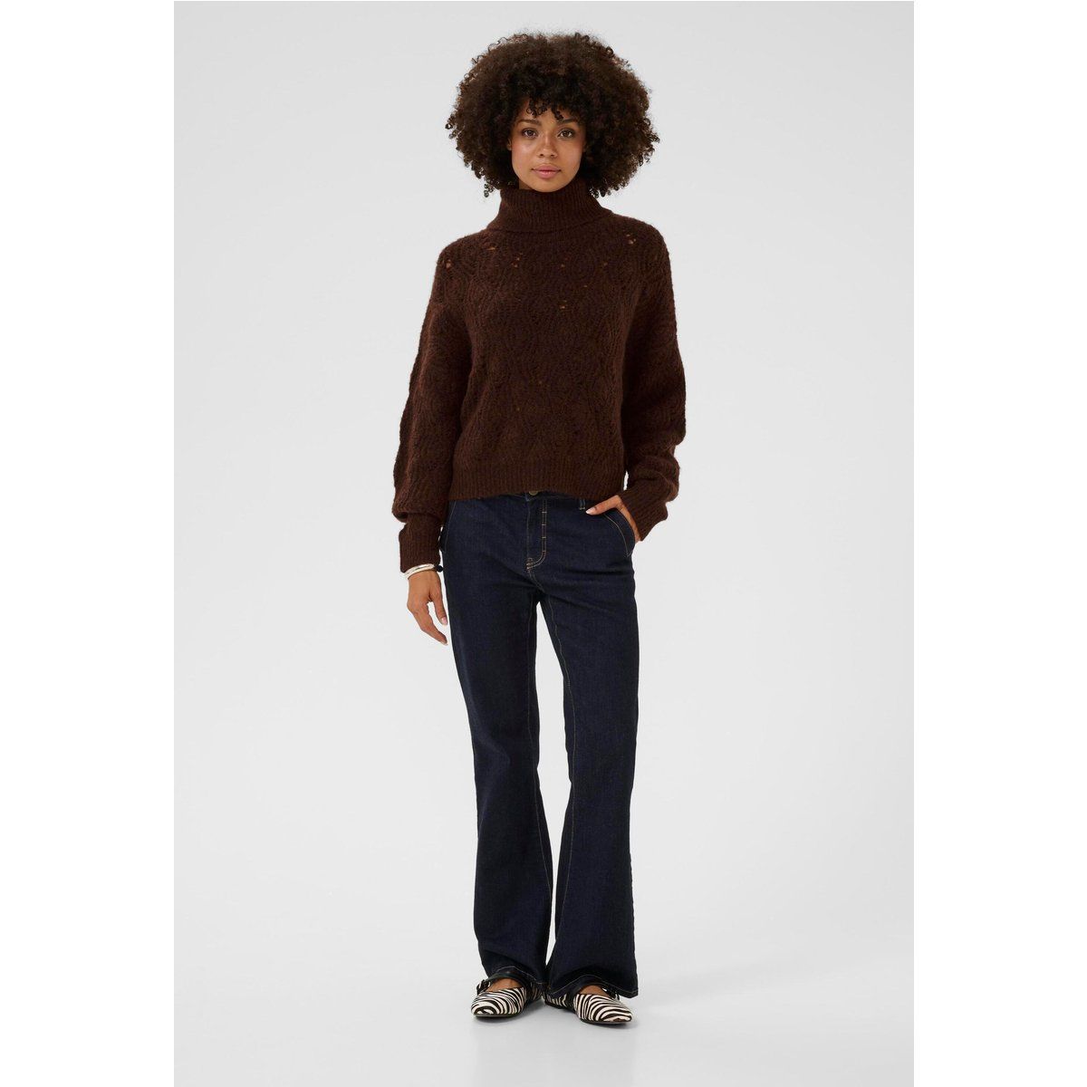 Strickpullover CUkimmy Strickpullover Oversize fit brown