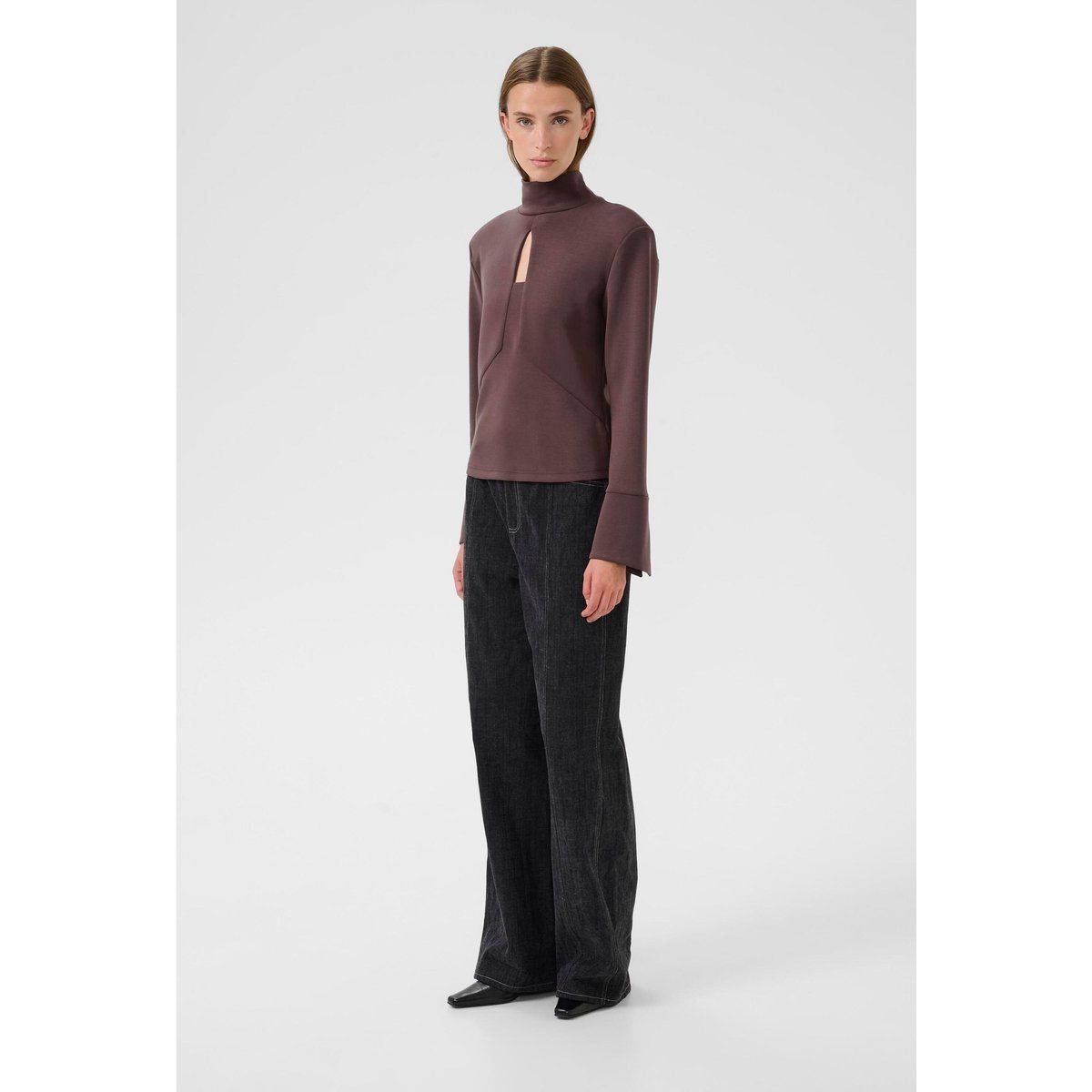 Langarm-Bluse KBBrittany Langarm-Bluse Feminine brown