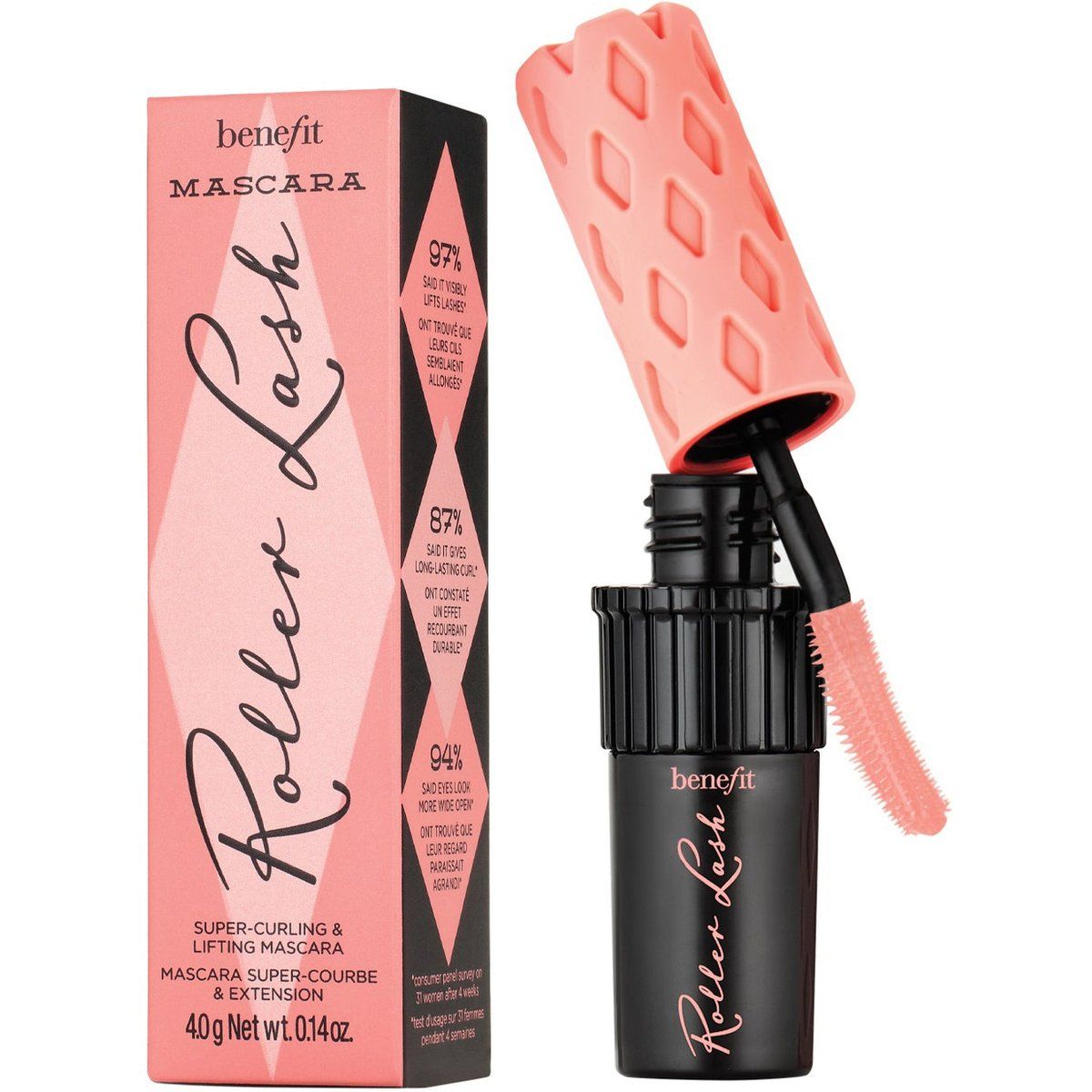 Super-Locken und Lifting Mascara
