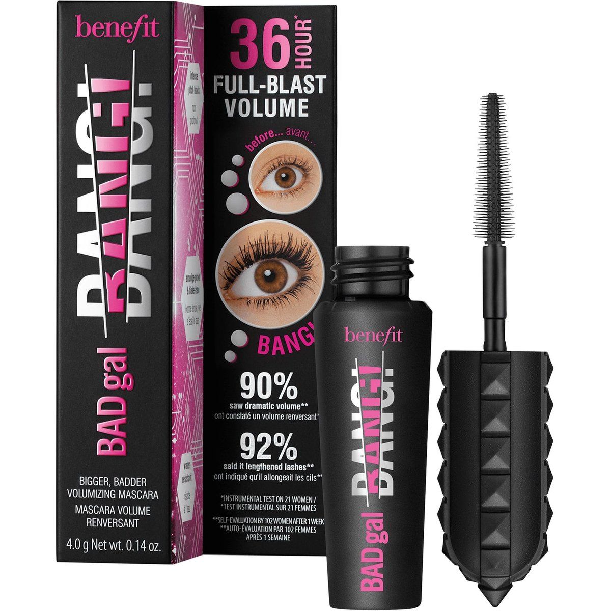 Volumensteigernde Schwarze Mascara