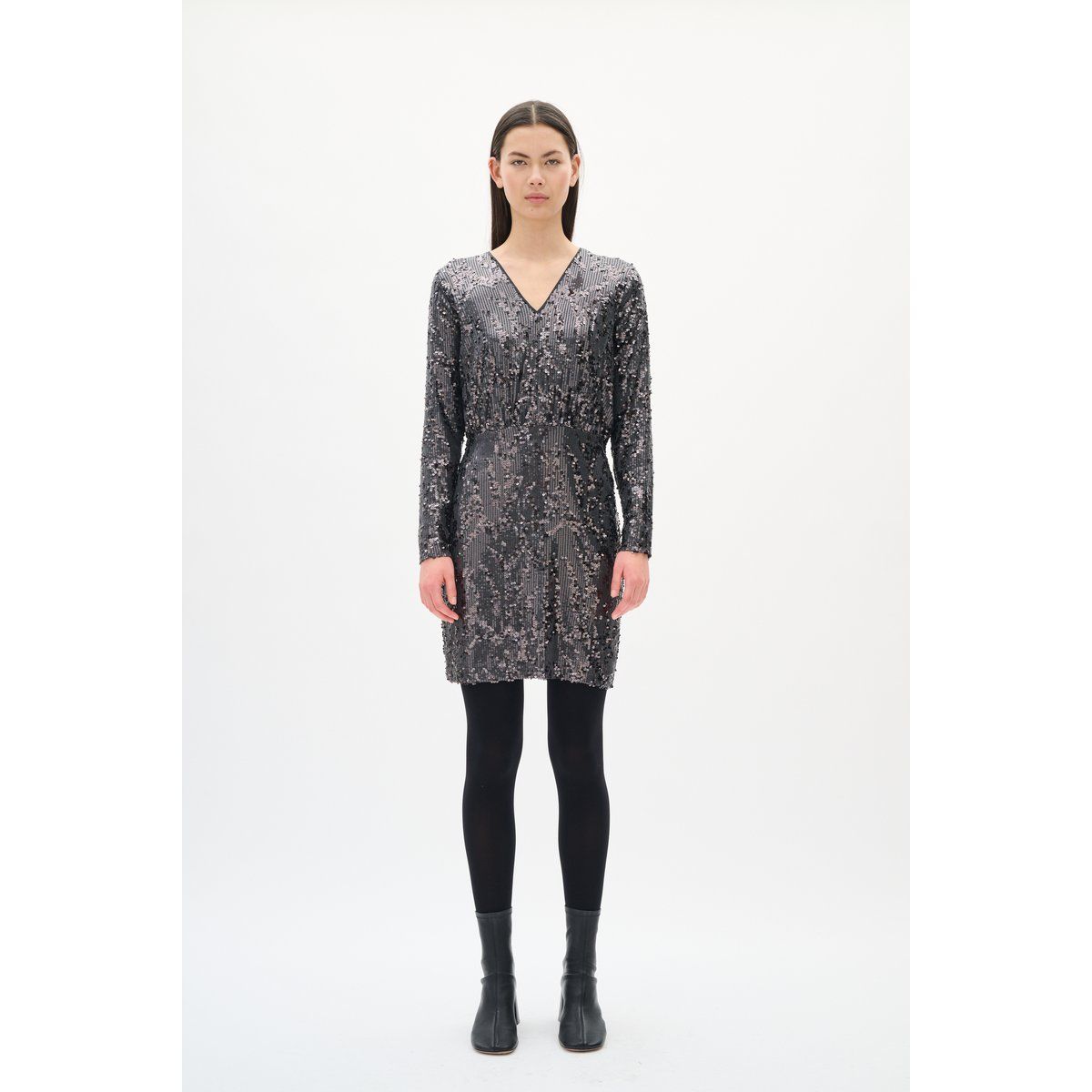 Paillettenbesetztes Mini-Partykleid