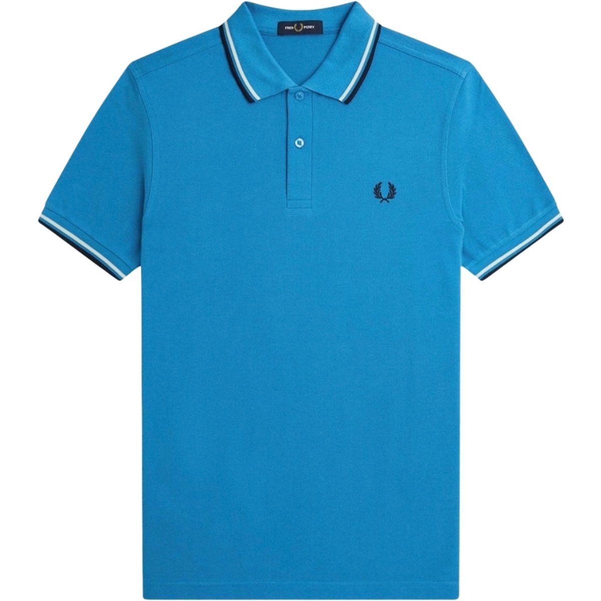 Fred Perry Poloshirt mit Doppelstreifen