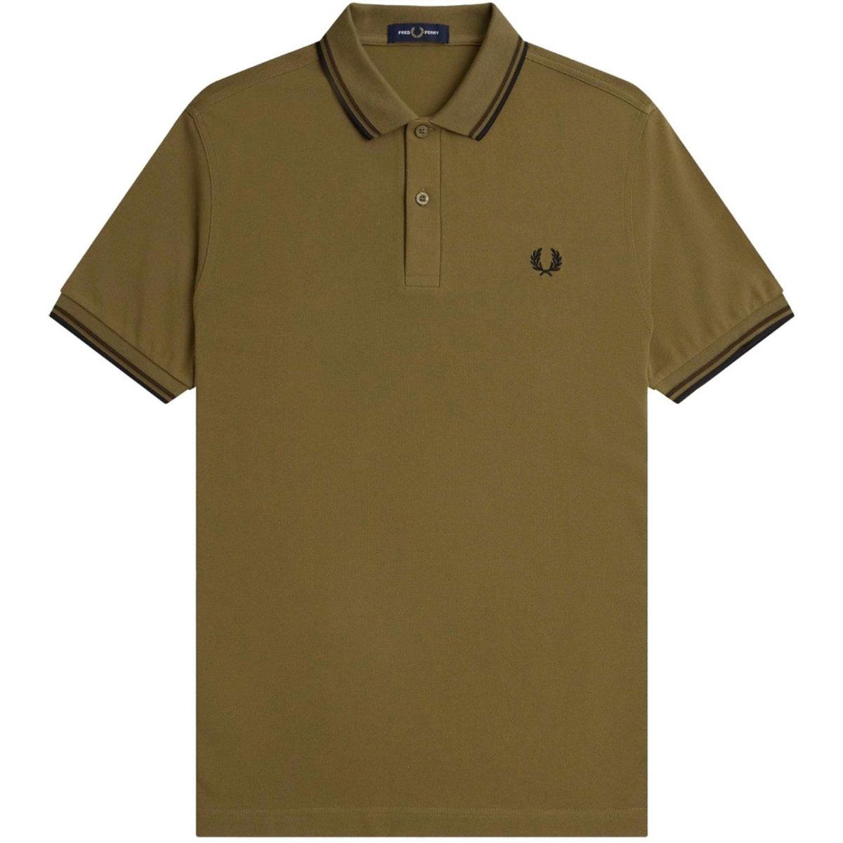 Klassisches Poloshirt mit Zwillingsstreifen