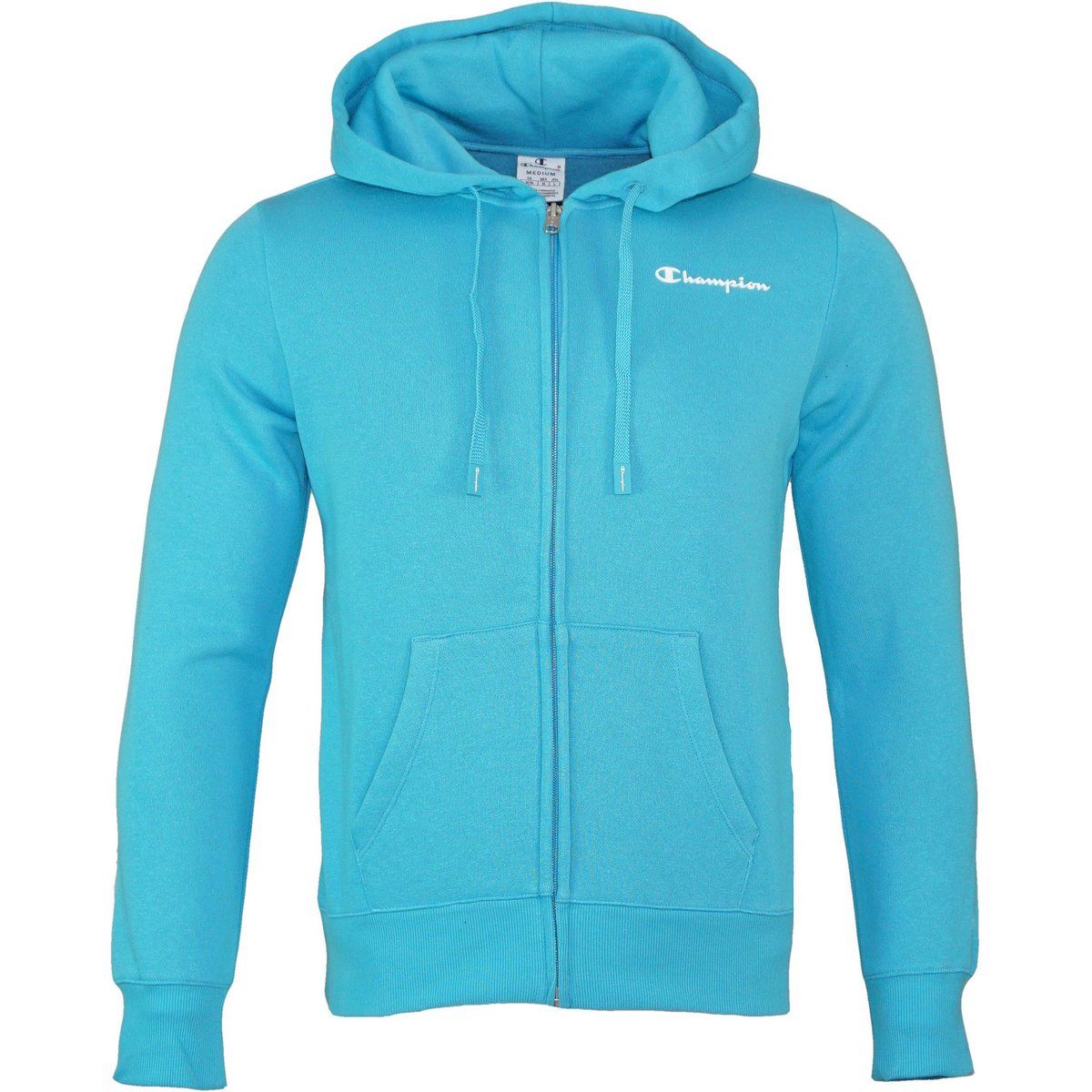 Fleece-Kapuzenpullover mit Reißverschluss