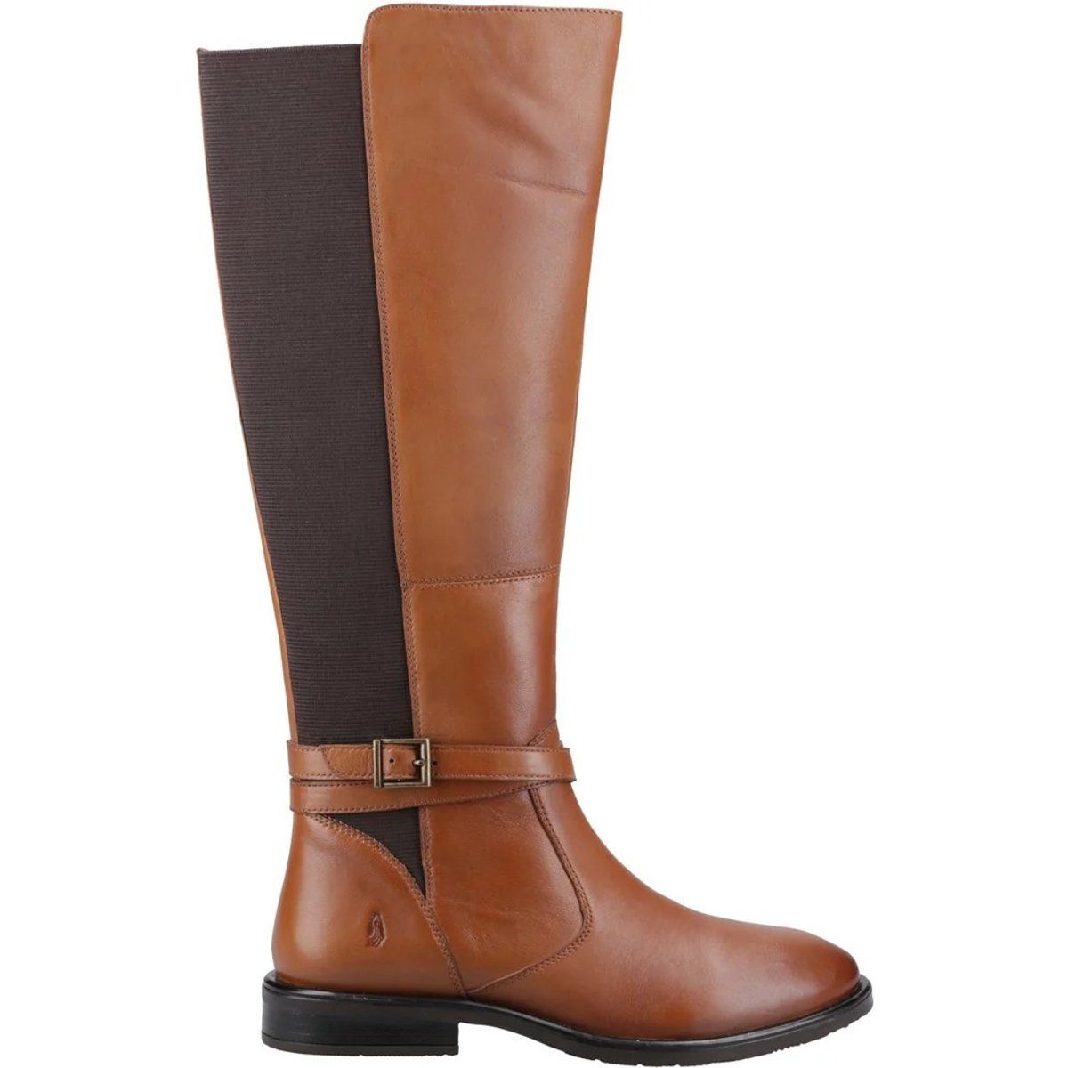 Hush Puppies - "Victoria" Lange Stiefel für Damen, Leder (Hellbraun)