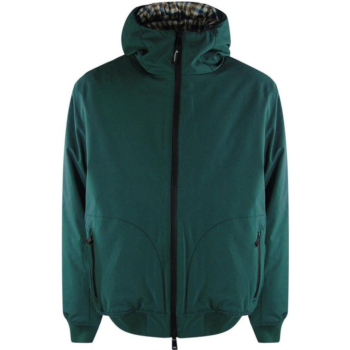 Aquascutum Herren Active Kapuzenjacke (Jägergrün)