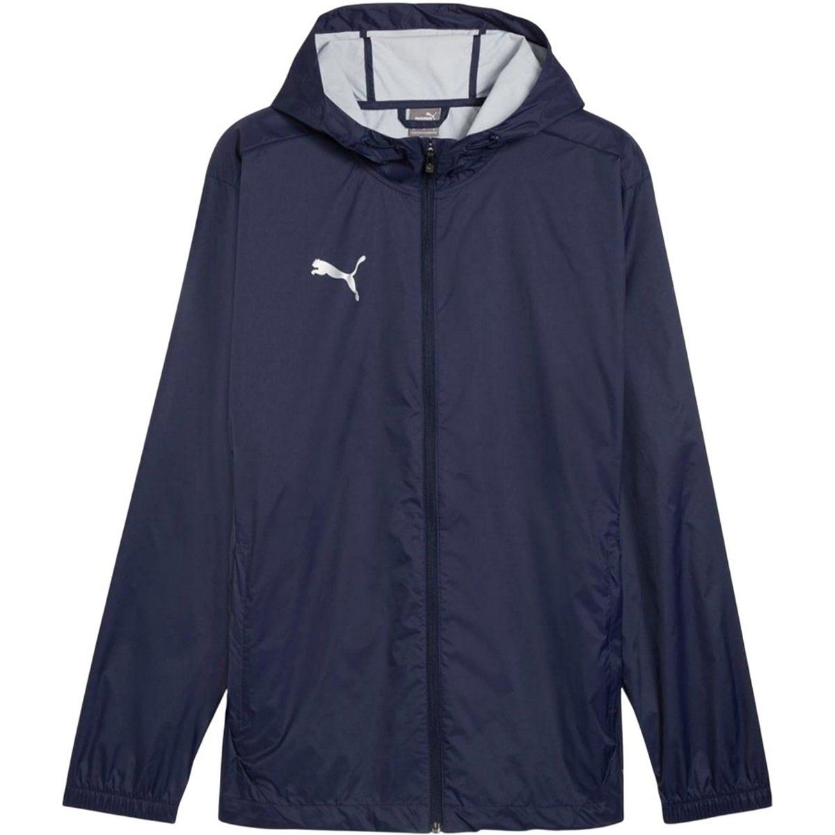 Marineblaue, leichte Allwetterjacke