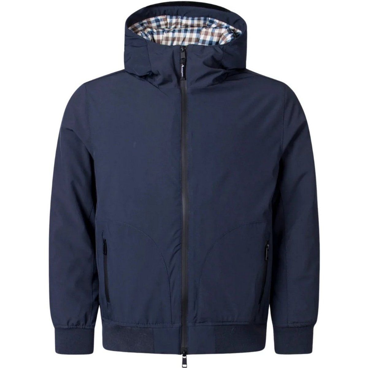 Aquascutum Herren Active Kapuzenjacke (Marineblau)