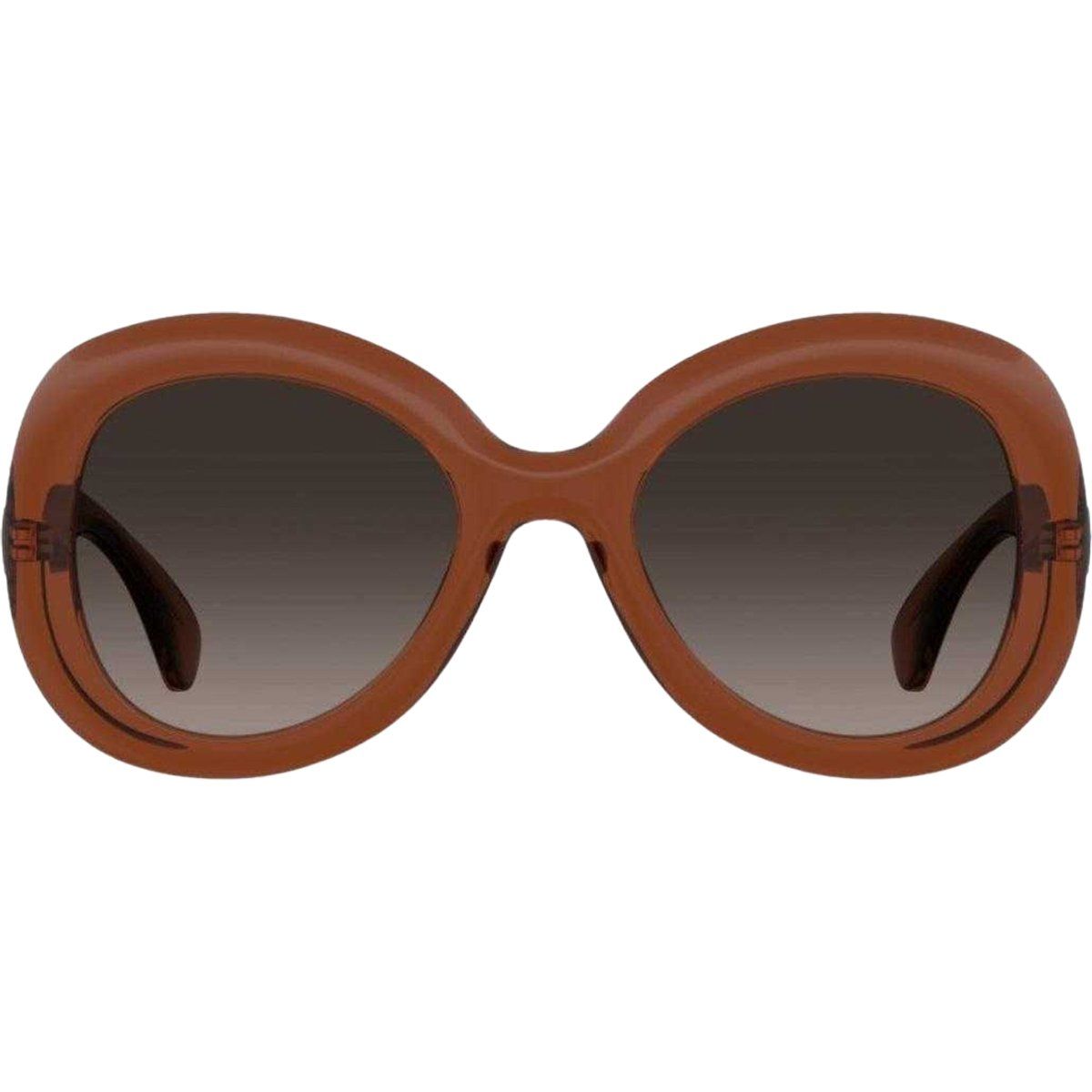 Moschino - Runder Rahmen-Sonnenbrille für Damen (Rot)