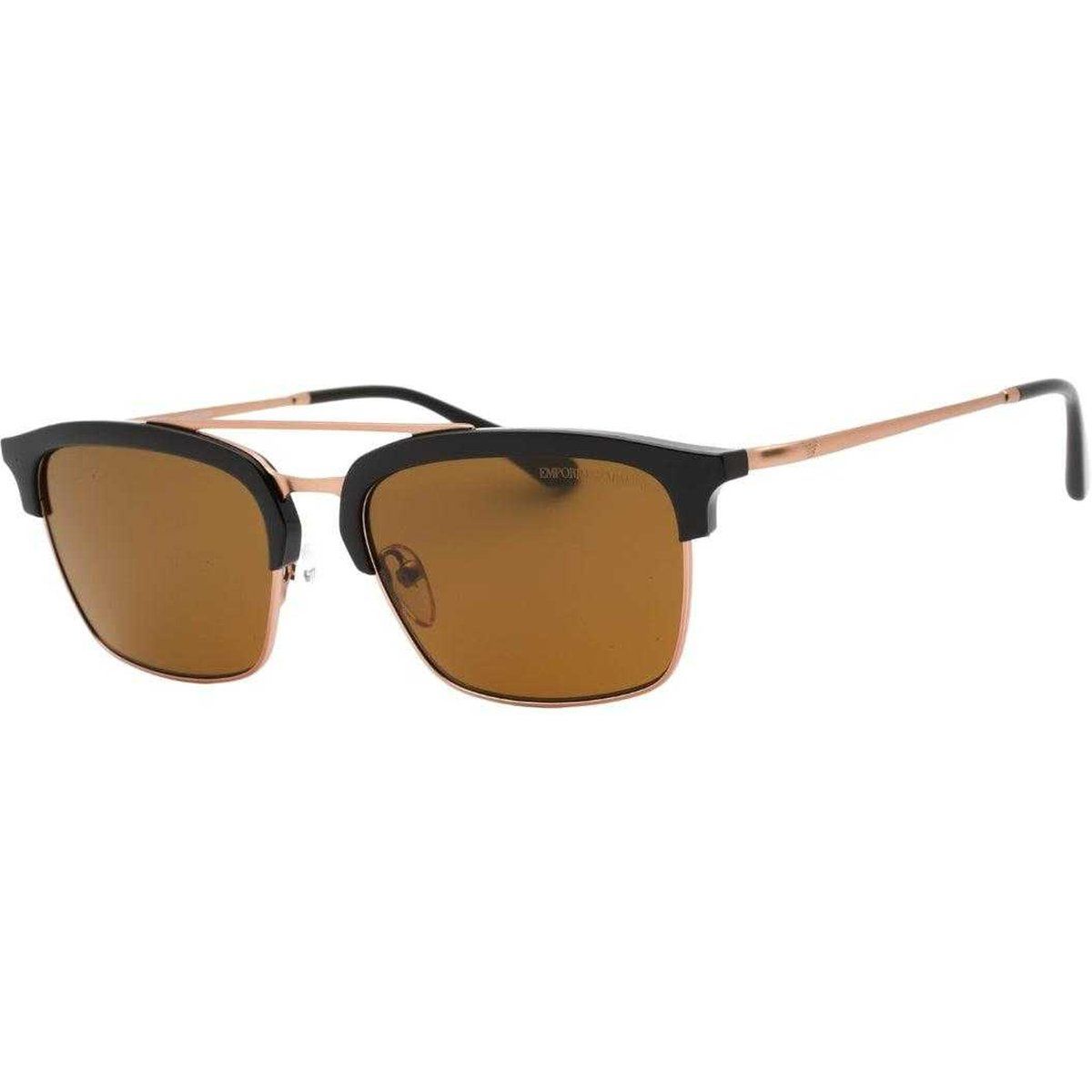 Herren quadratische Sonnenbrille mit Metallrahmen