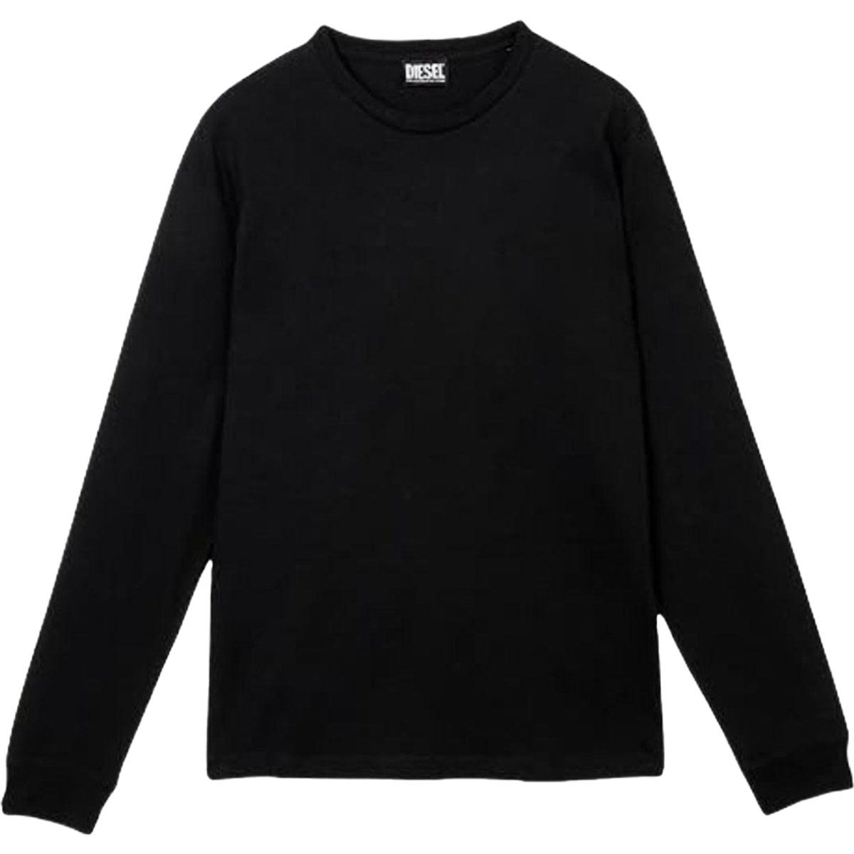 Diesel Unisex Erwachsene T-Diego Langarm-T-Shirt (Schwarz)