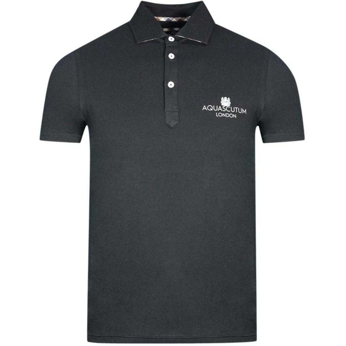 Klassisches Baumwoll-Poloshirt mit Logo-Stickerei