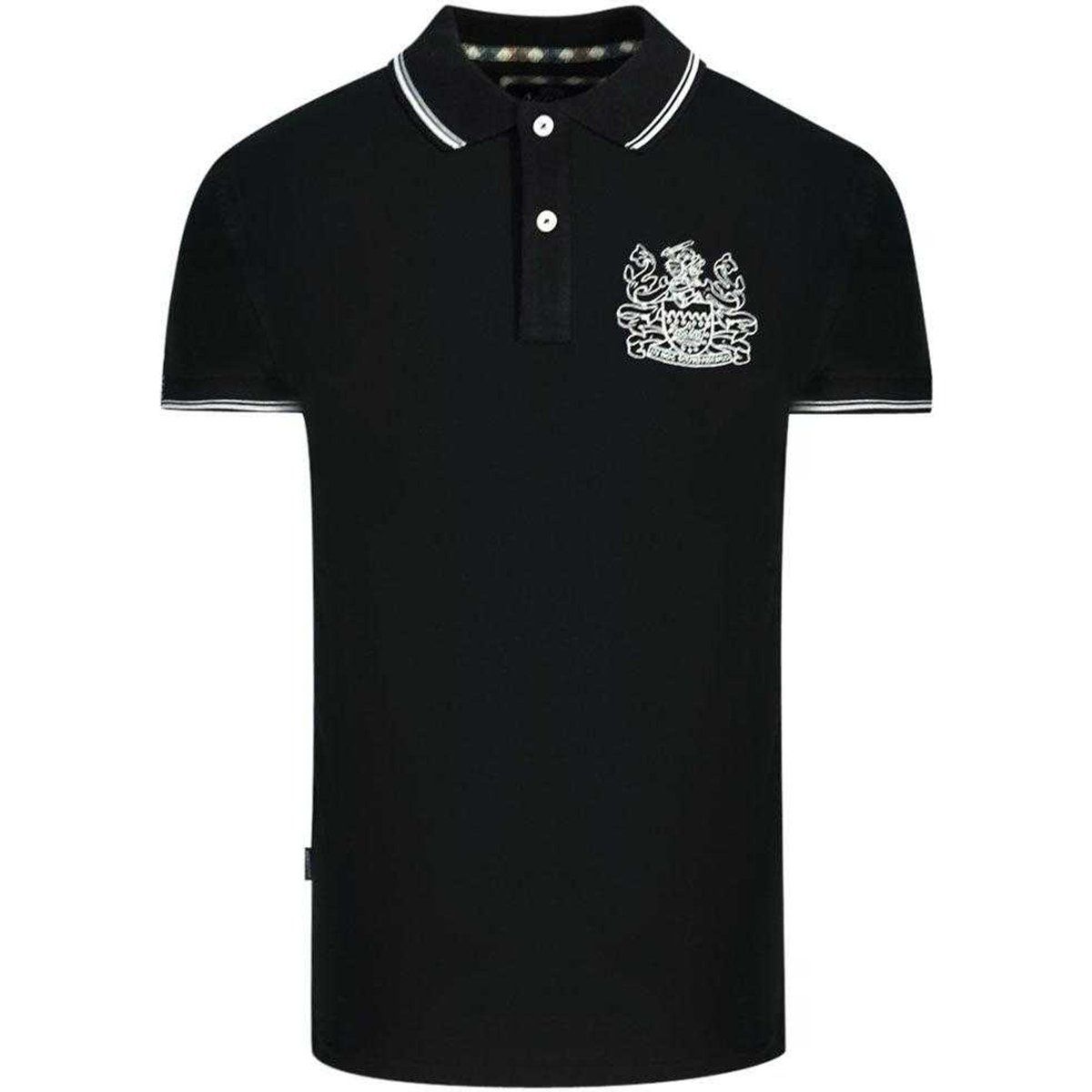 Kurzarm Poloshirt mit Kontrastbesatz