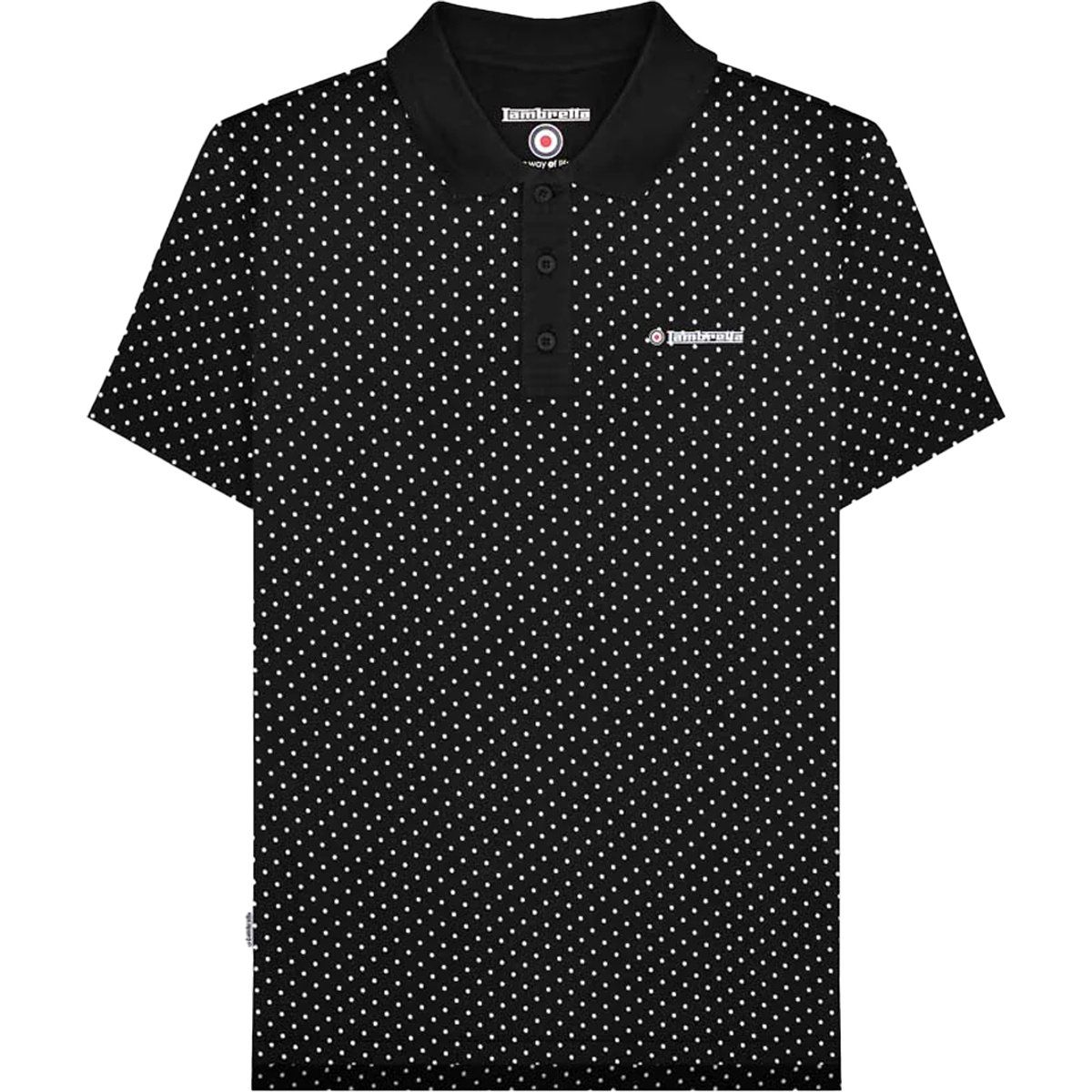 Lambretta - "SS24" Poloshirt für Herren (Schwarz)