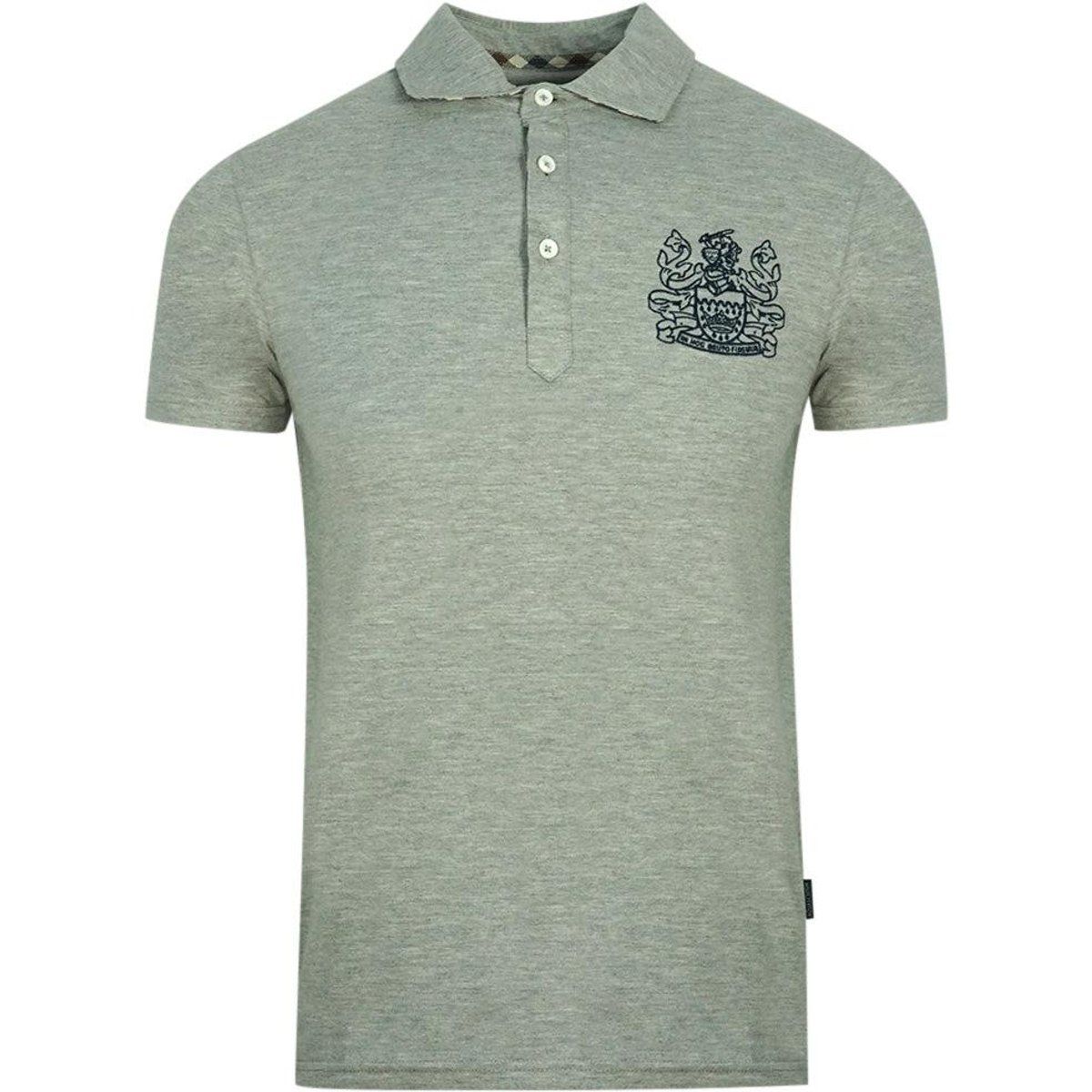 Herren Poloshirt mit Wappen-Logo