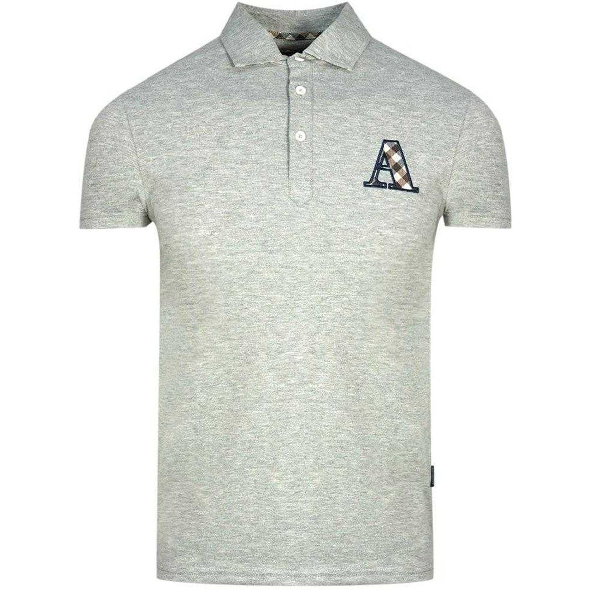 Aquascutum - Poloshirt für Herren/Damen Unisex (Grau)