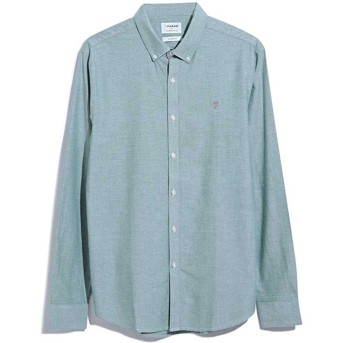 Herren Oxford Hemd mit schmaler Passform