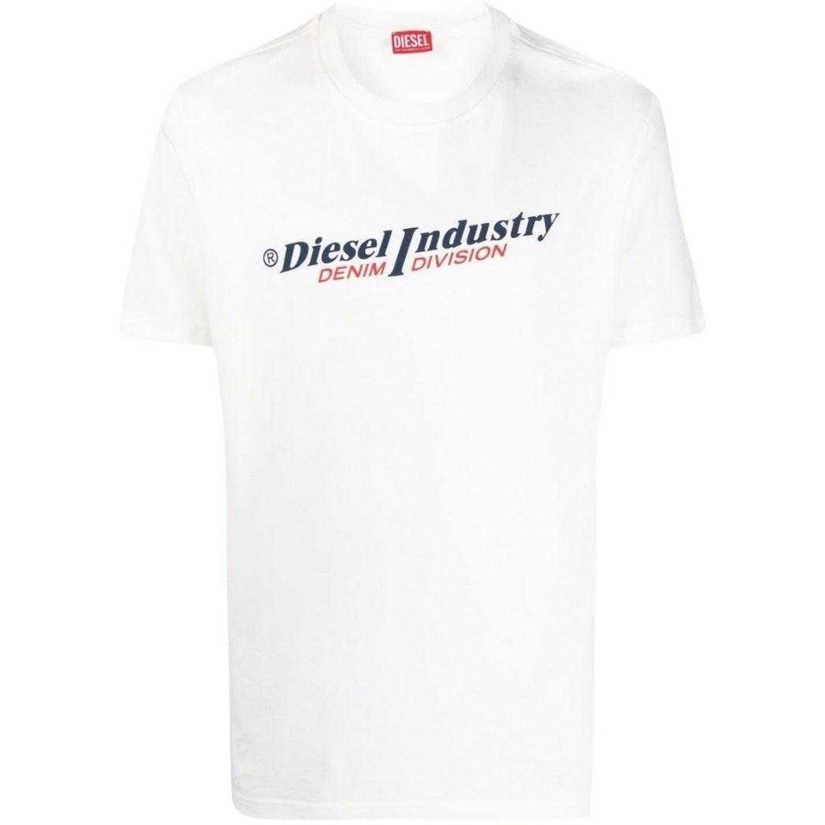 Baumwoll T-Shirt mit Grafikprint
