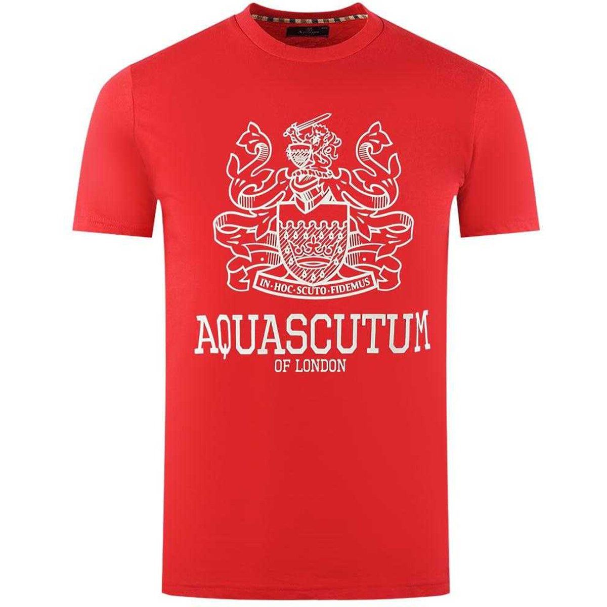 Aquascutum - "London Aldis" T-Shirt für Herren (Rot)