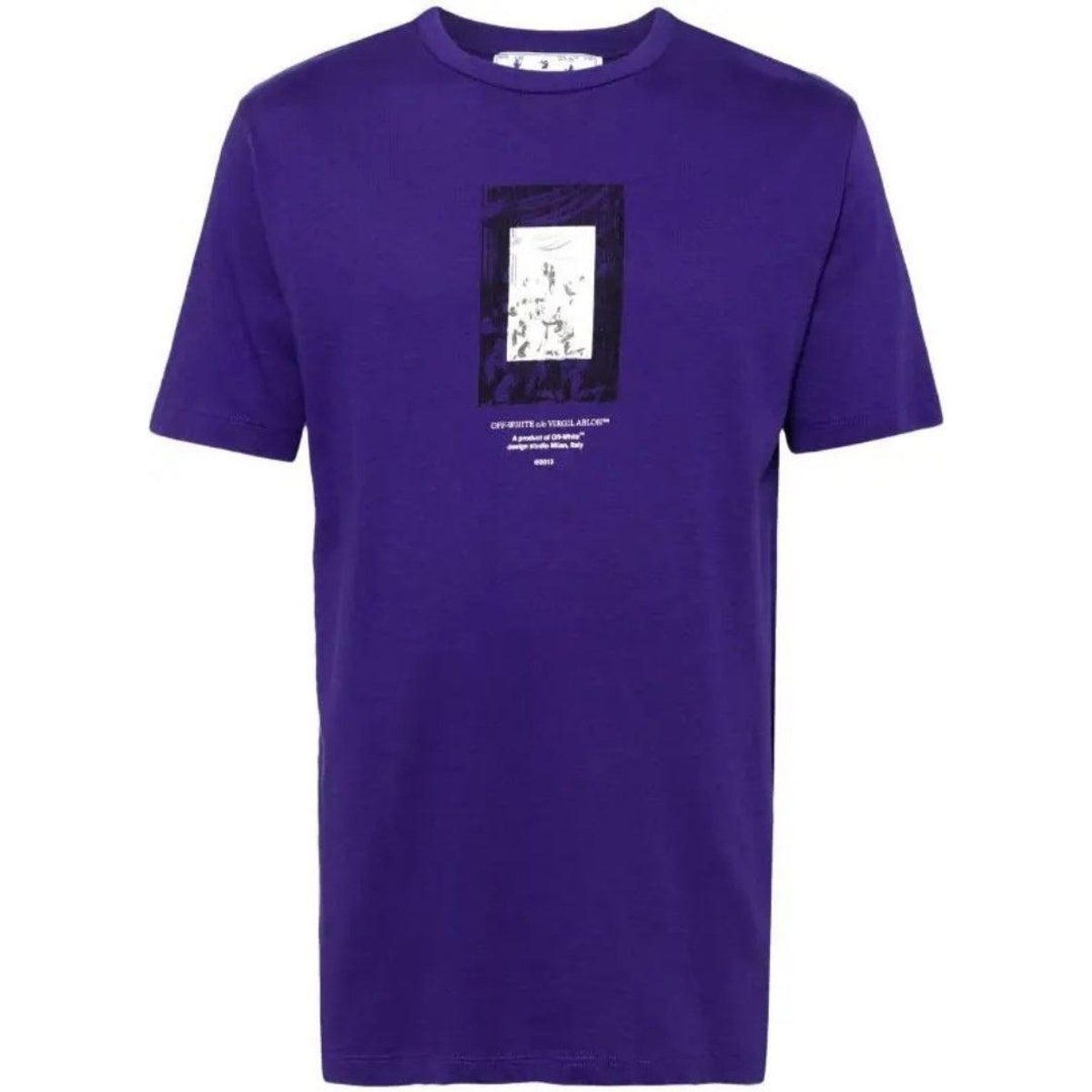 Baumwoll-T-Shirt mit Grafikprint