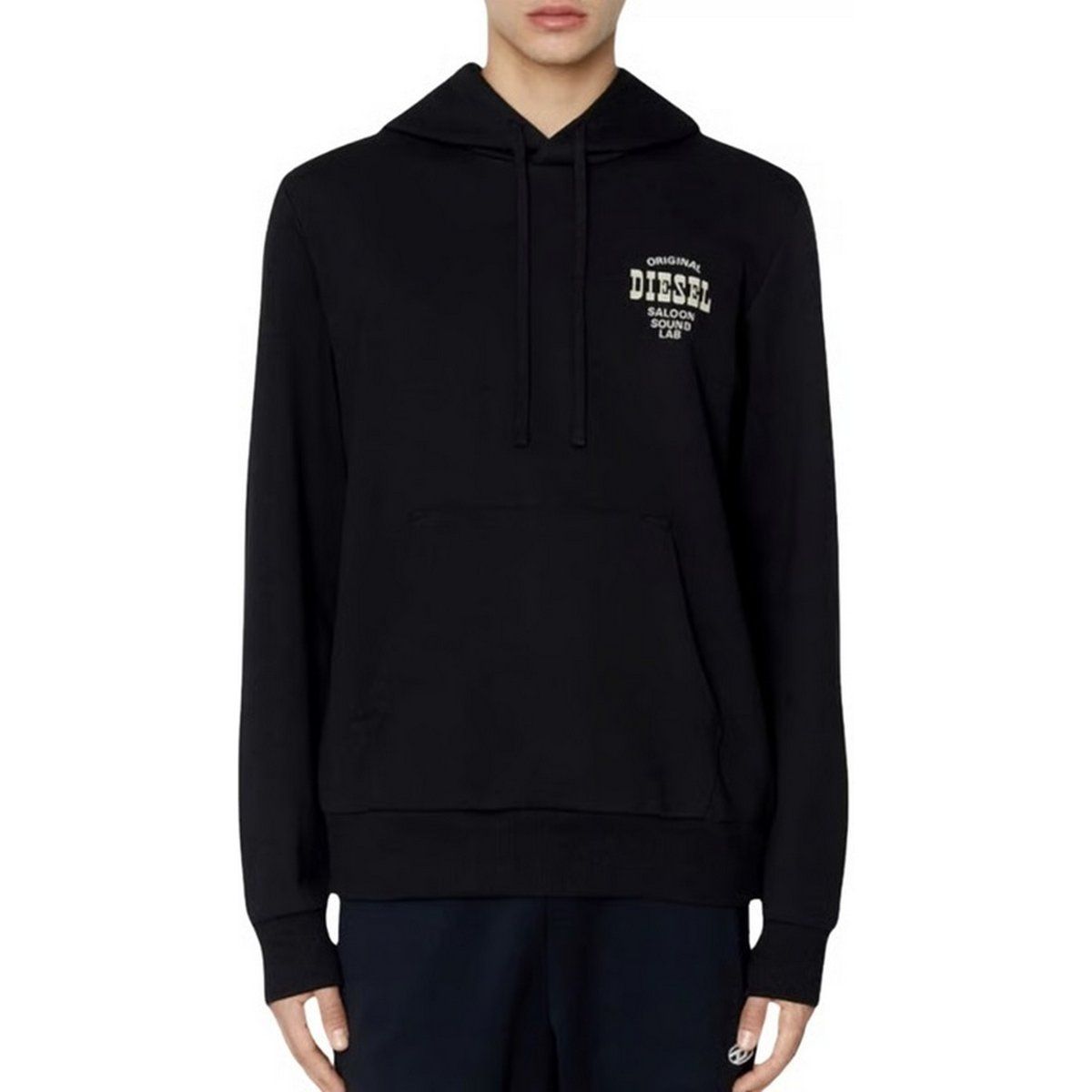 Diesel - "Saloon" Kapuzenpullover für Herren (Schwarz)