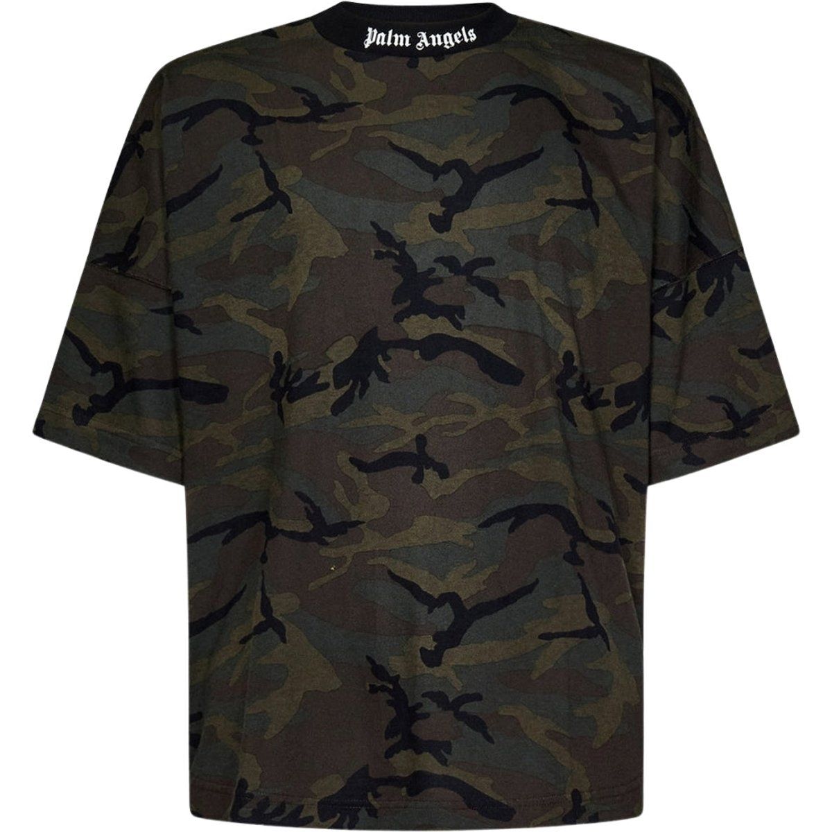 T-Shirt im Oversize-Schnitt mit Camouflage-Print