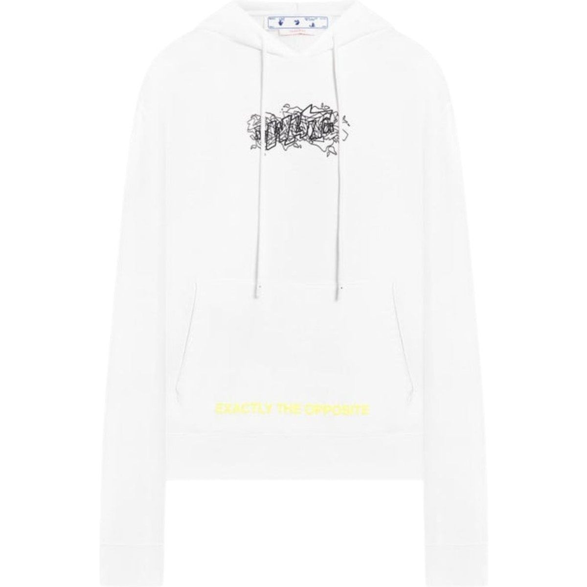 Slim-Fit-Hoodie mit Graffiti-Print