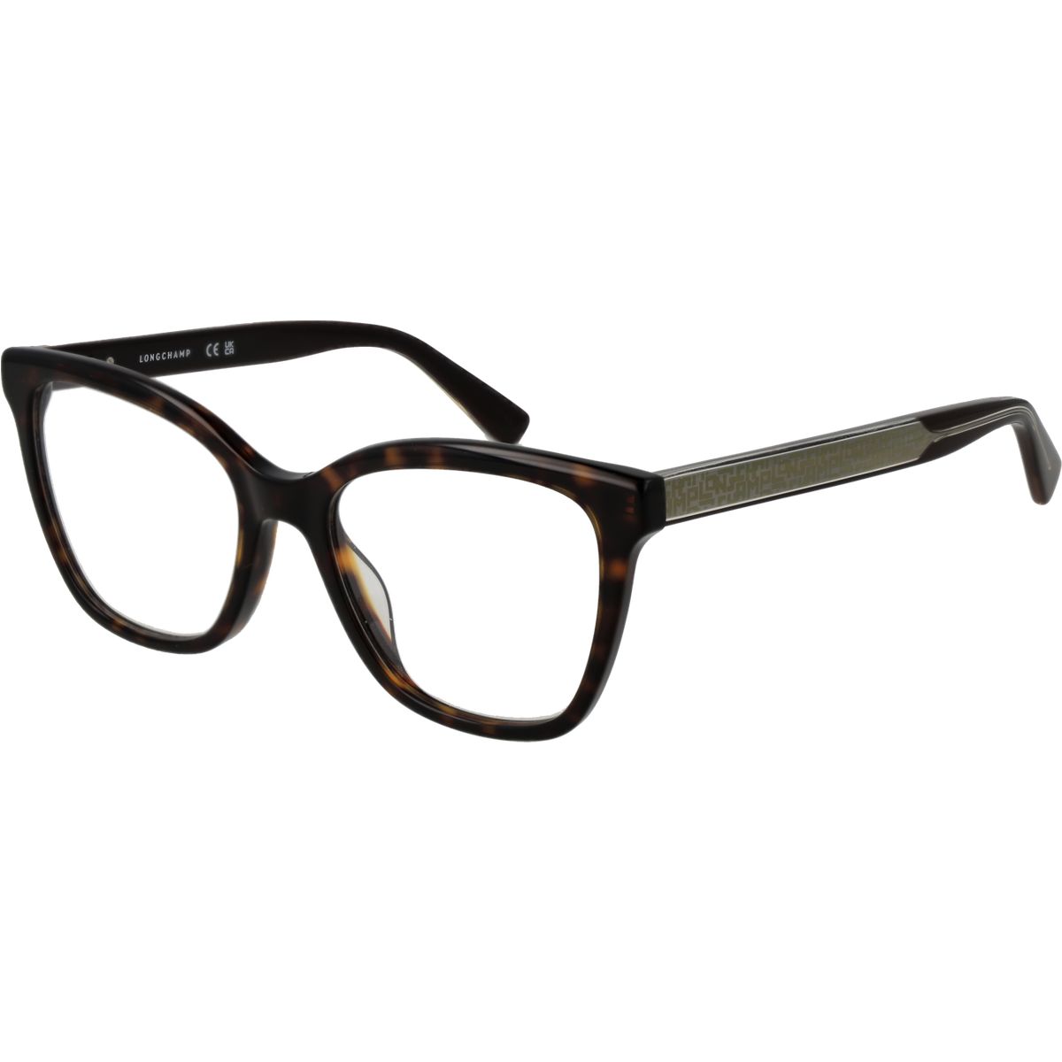 Anspruchsvolle Gemusterte Cat-Eye Brillenfassung
