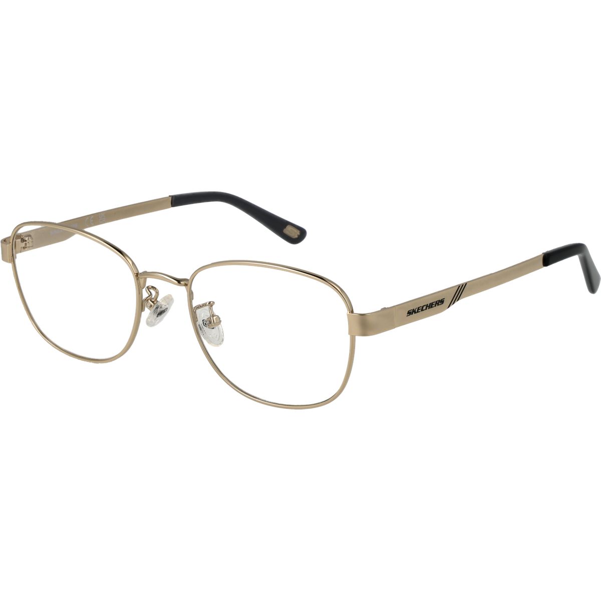 Metall Vollrandbrille quadratischer Rahmen
