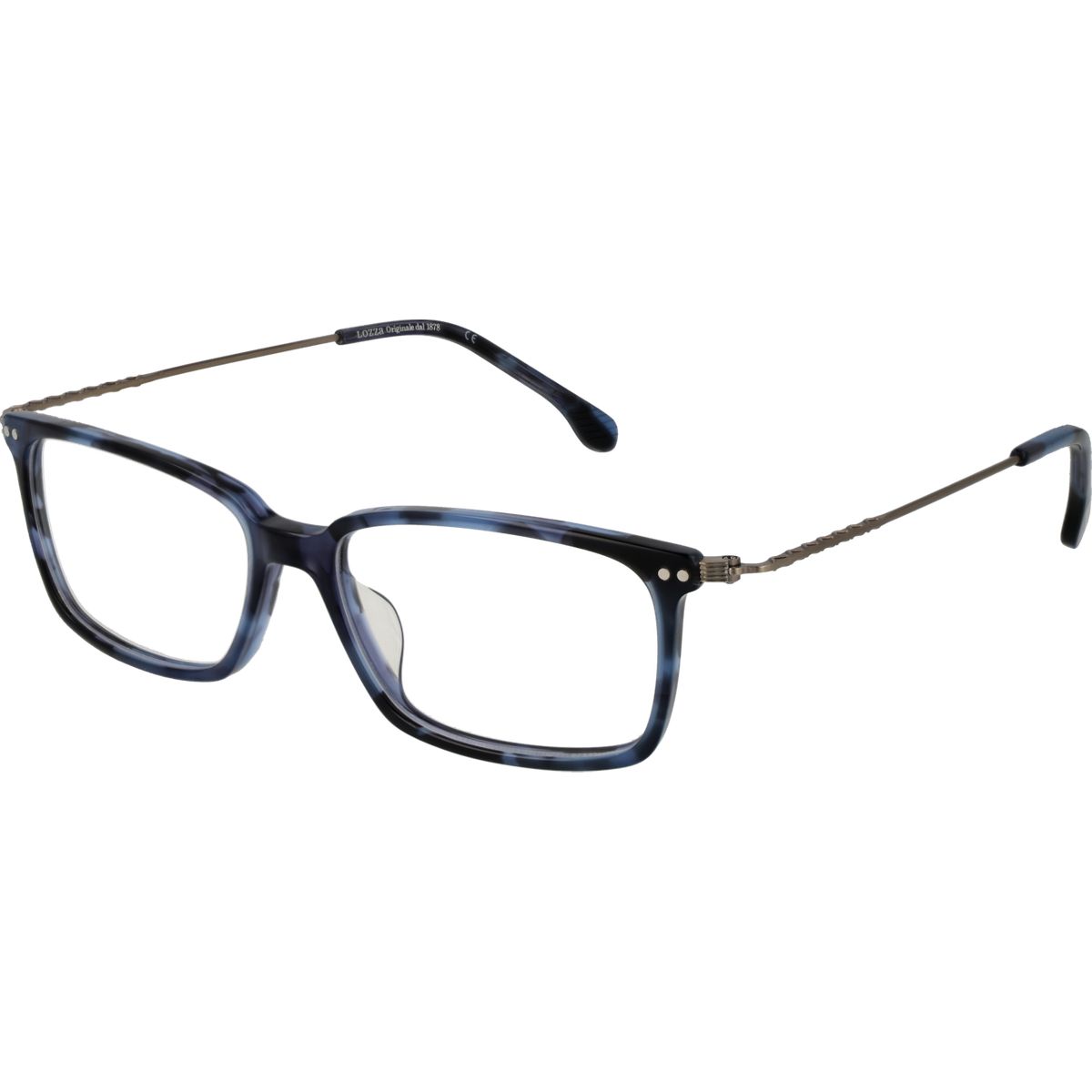 Rechteckiges Brillengestell in Marmor-Optik